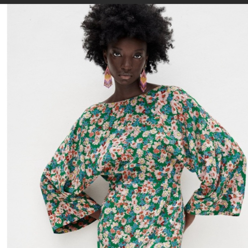 Zara Green Dress
